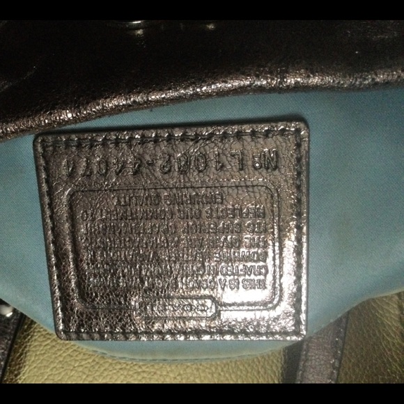 Coach Metallic Satchel. Beautiful Bronze Color. - Picture 4 of 8